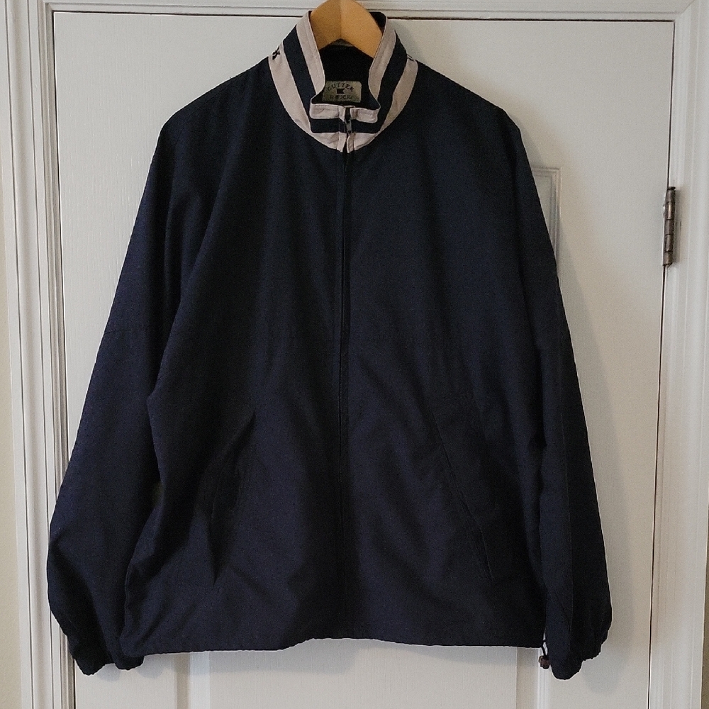 Cutter & Buck Men’s Navy Full Zip Jacket Size Large Lightweight Outerwear